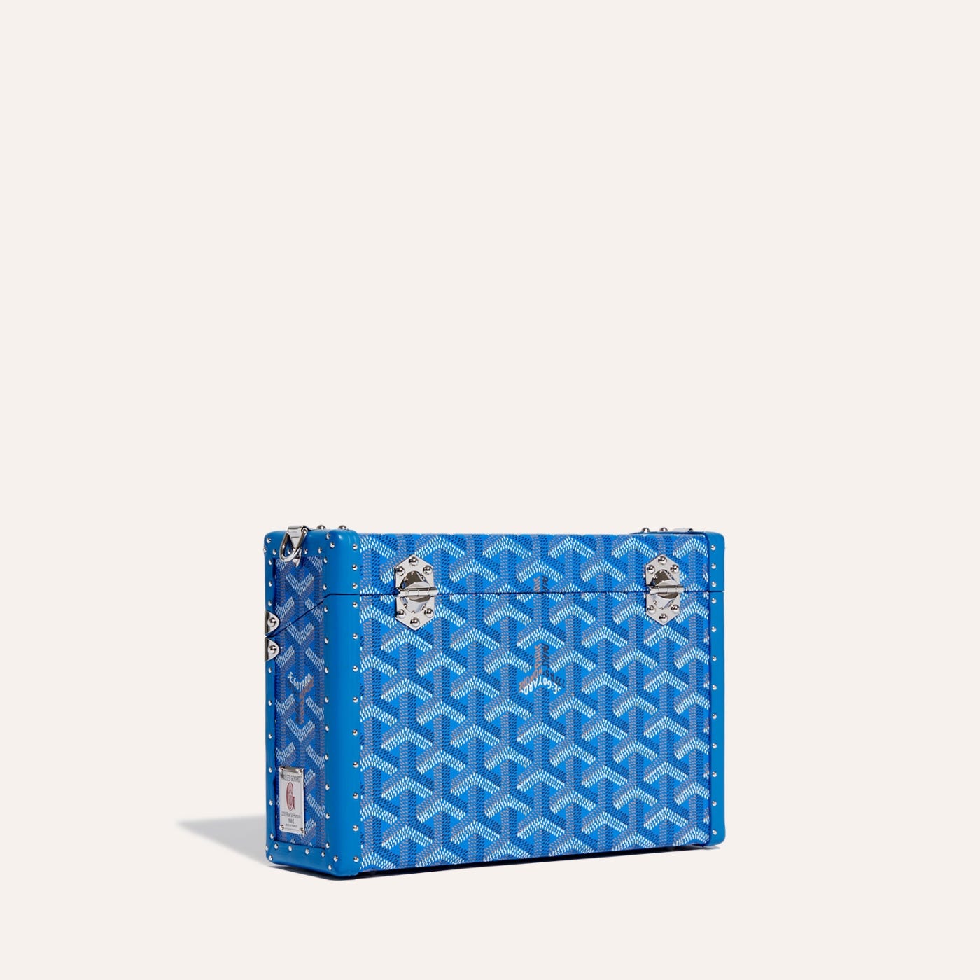Goyard Cassette Trunk Bag Sky Blue - Image 3